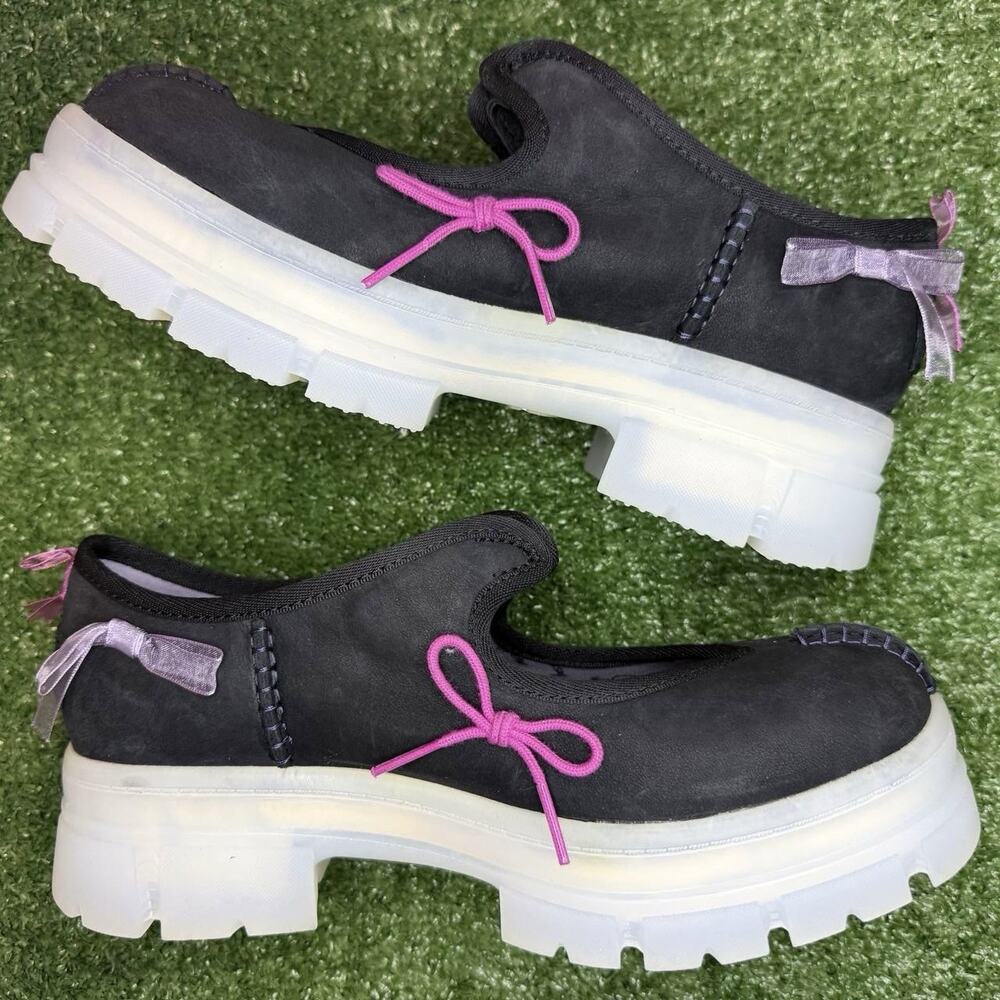 UGG Areum Mary Jane Shoes Womens 7 Black Comfort New Without Box